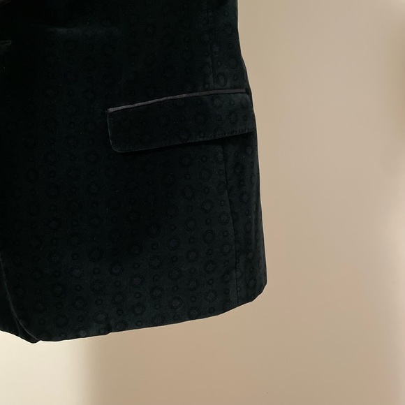 D&G Velvet Jacket in Emerald Green with Patterns - Picture 6 of 15